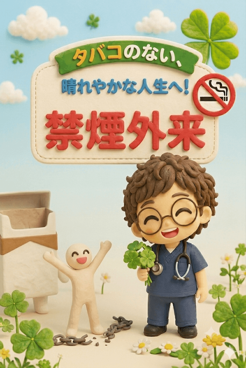 タバコのない、晴れやかな人生へ！禁煙外来